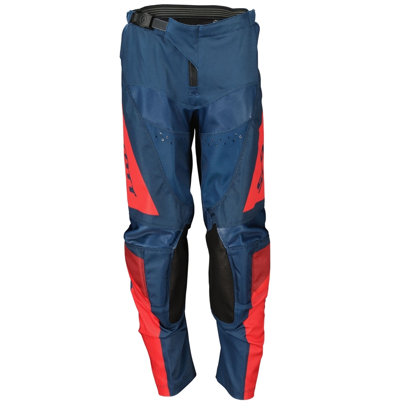 Vaikų motokroso kelnės Scott EVO TRACK blue-neon red