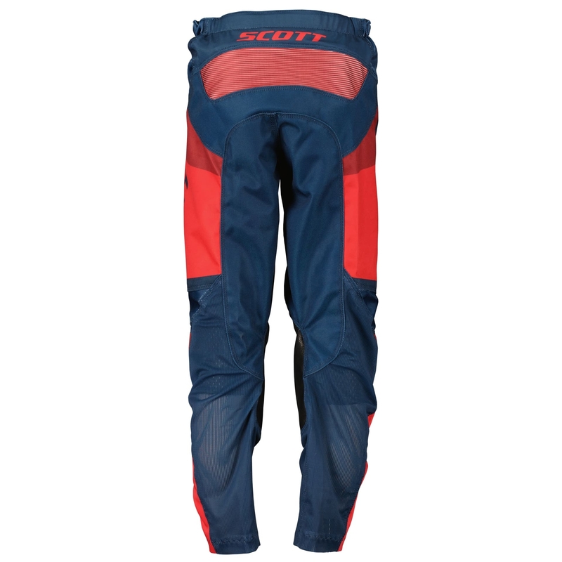 Vaikų motokroso kelnės Scott EVO TRACK blue-neon red