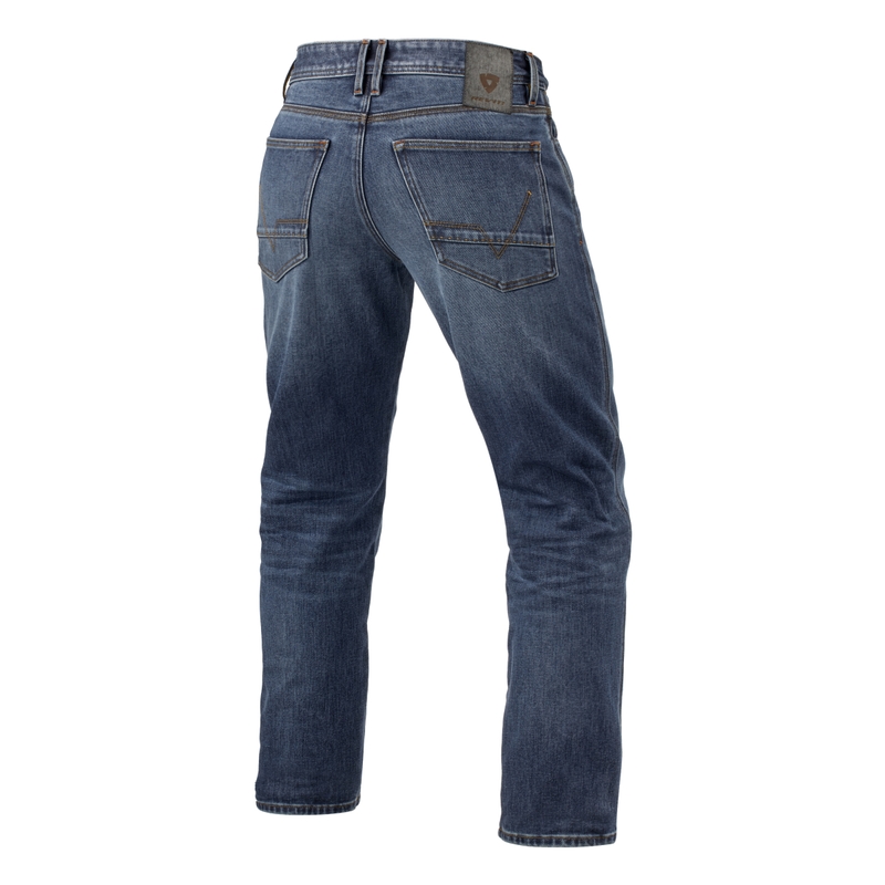 "Revit Lombard 3 RF Blue Extended Motorcycle Jeans" džinsai