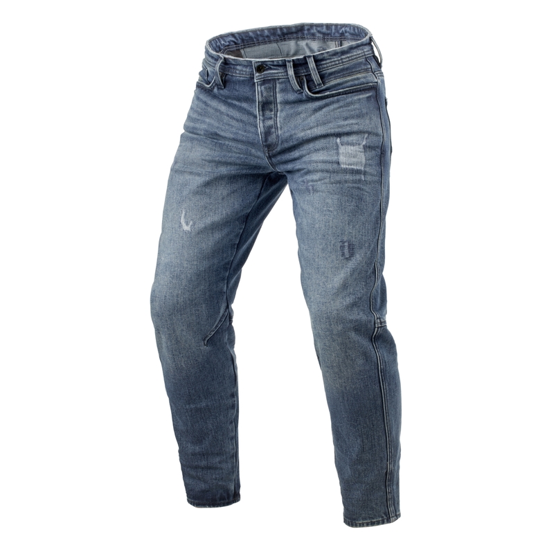 "Revit Rilan TF Medium Vintage Blue" prailginti motociklininko džinsai