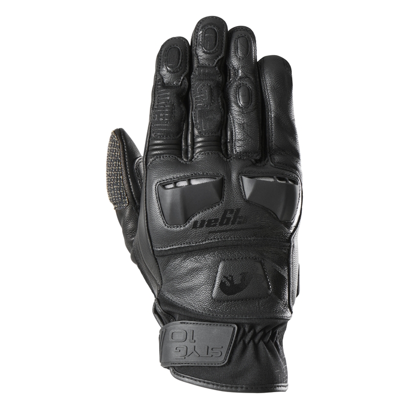Motociklininko pirštinės Furygan STYG 10 black