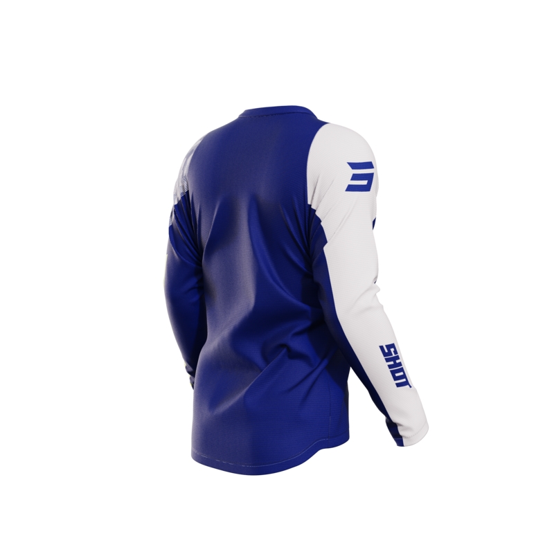 Motokroso marškinėliai Shot Matrix blue išpardavimas