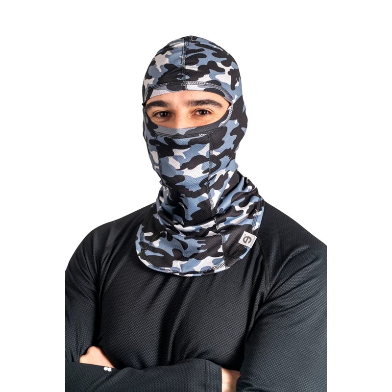 Motociklo gaubtas nanosilver® kamufliažinė pilka