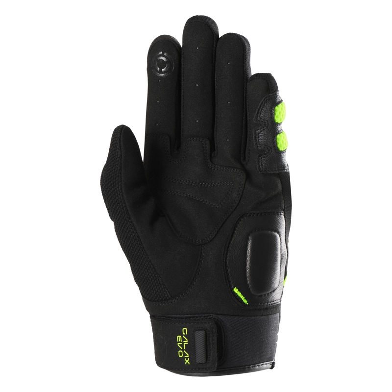 Motociklininko pirštinės Furygan Galax EVO black-fluo yellow