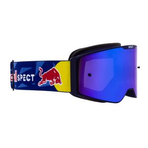 Motokroso akiniai Red Bull Spect TORP mėlyni su mėlynais lęšiais