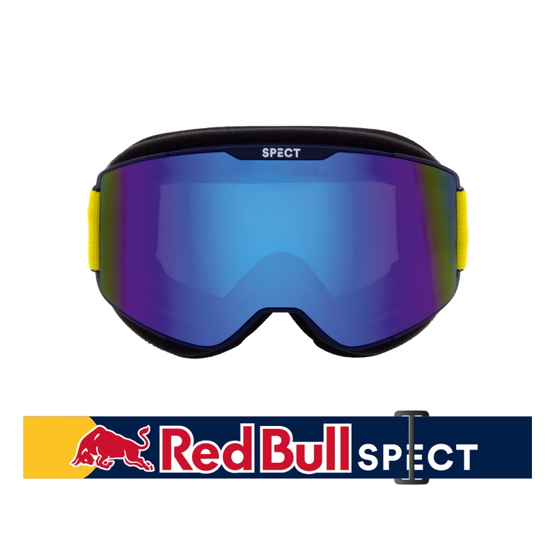 Motokroso akiniai Red Bull Spect TORP mėlyni su mėlynais lęšiais