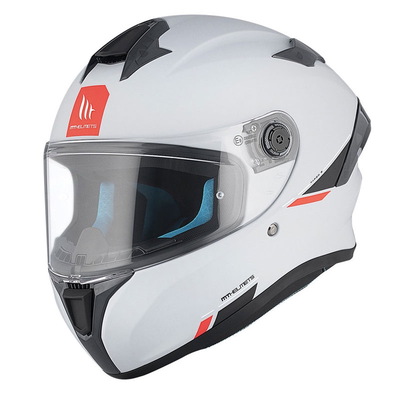 MT TARGO S SOLID A12 integralinis motociklininko šalmas blizgiai pilkas