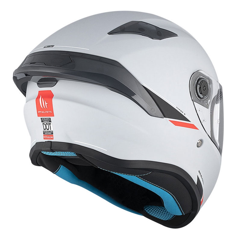 MT TARGO S SOLID A12 integralinis motociklininko šalmas blizgiai pilkas