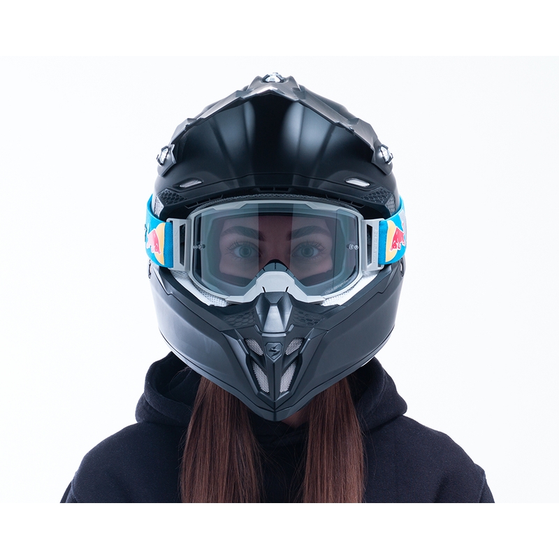 Motokroso akiniai "Red Bull Spect STRIVE S" pilki su rūkytu stiklu
