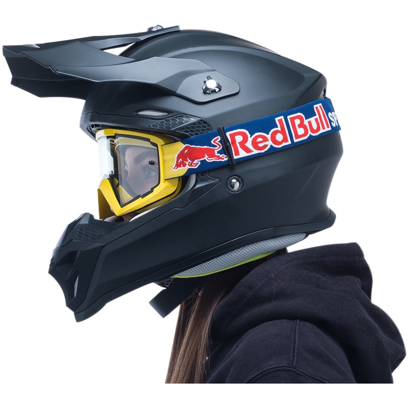 Motokroso akiniai Red Bull Spect WHIP geltoni su skaidriais lęšiais