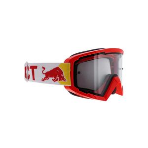 Motokroso akiniai Red Bull Spect WHIP raudoni su skaidriais lęšiais