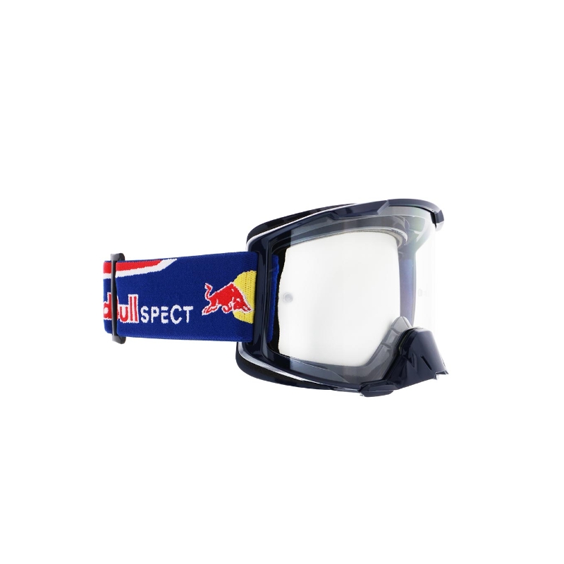 Motokroso akiniai Red Bull Spect STRIVE S mėlyni su skaidriais lęšiais