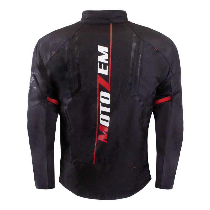 Motociklo striukė MotoZem Team 2 juoda