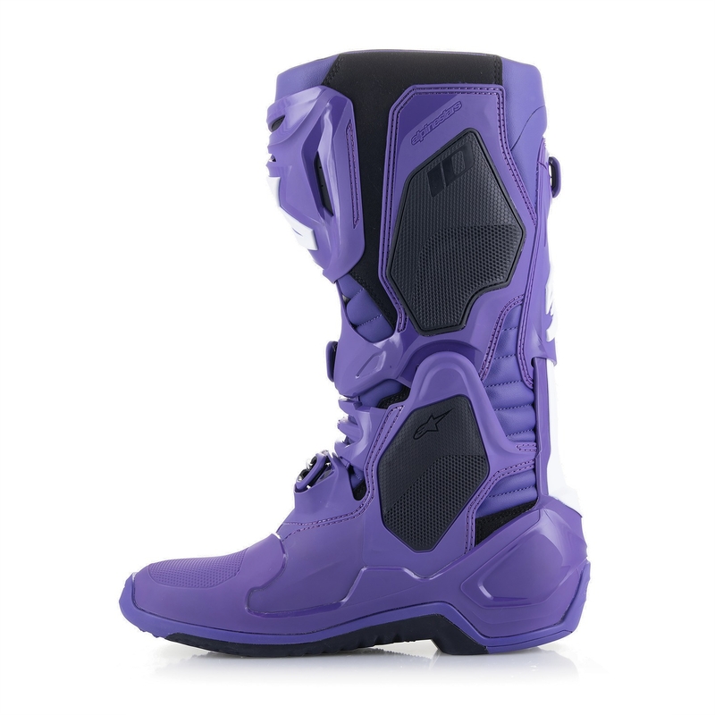 Alpinestars Tech 10 motociklininko batai violetinė-juoda-balta