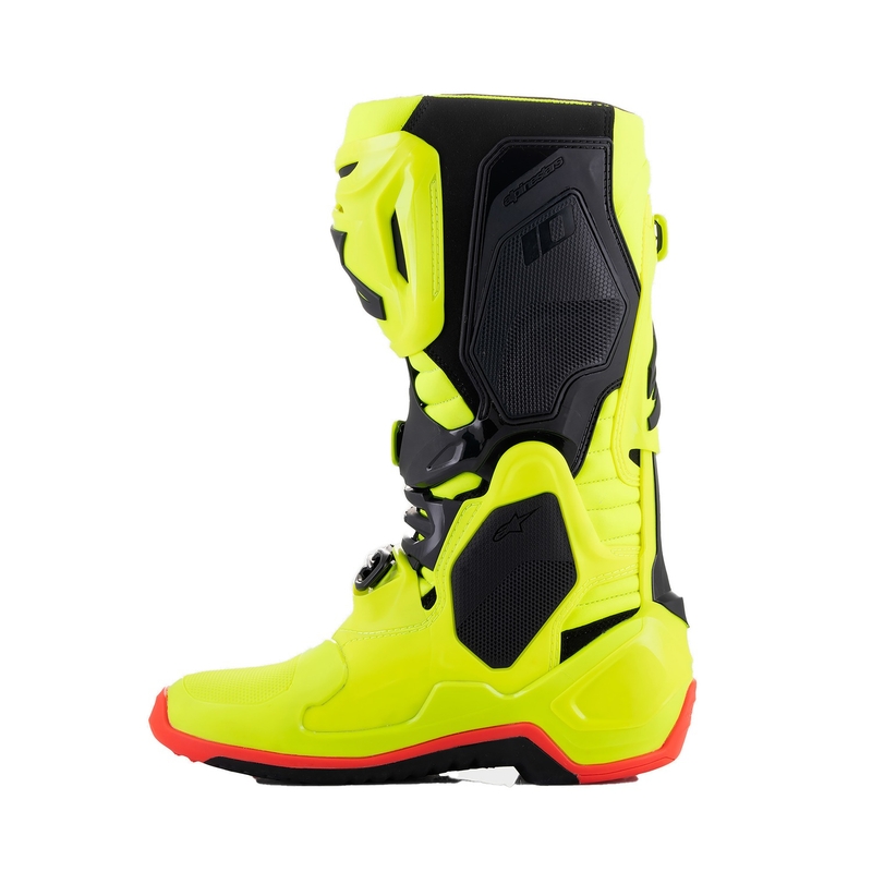 Alpinestars Tech 10 Yellow Fluo Black Fluo Motociklininko batai
