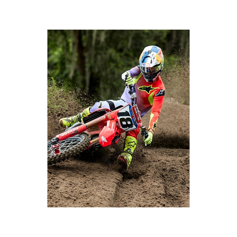 Alpinestars Tech 10 Yellow Fluo Black Fluo Motociklininko batai