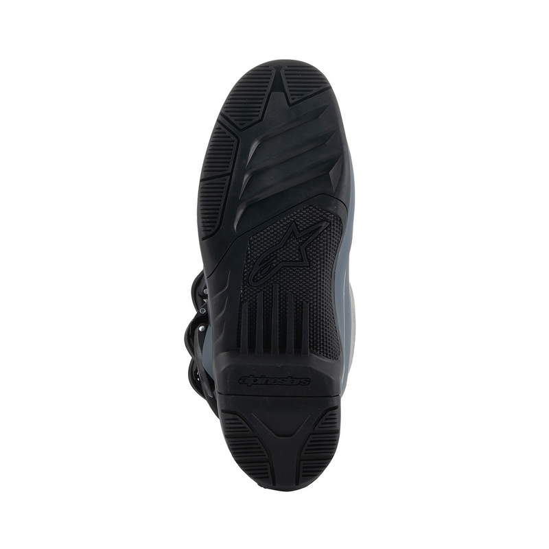 Alpinestars Tech 3 šviesiai pilkai-juodai-fluo geltoni motociklininko batai