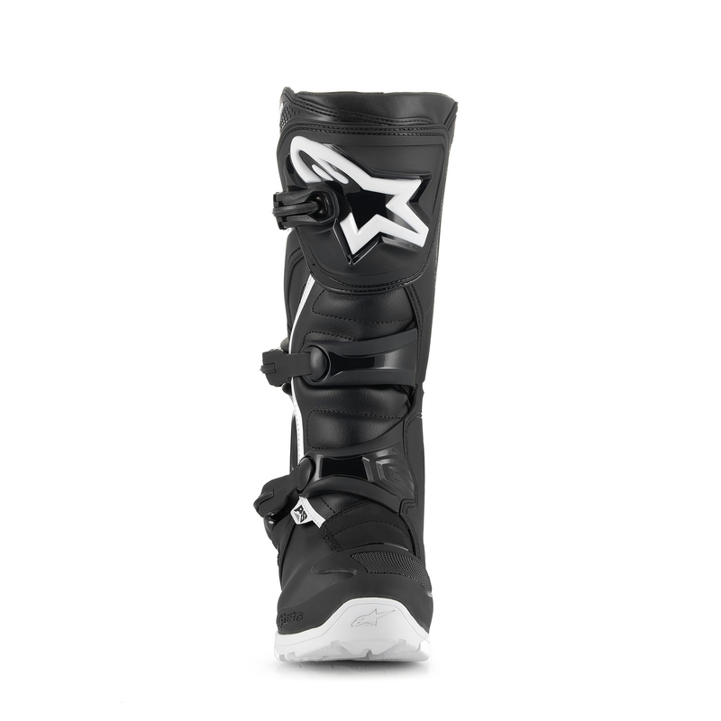 "Alpinestars Tech 3 Enduro" neperšlampami juodai balti motociklininko batai