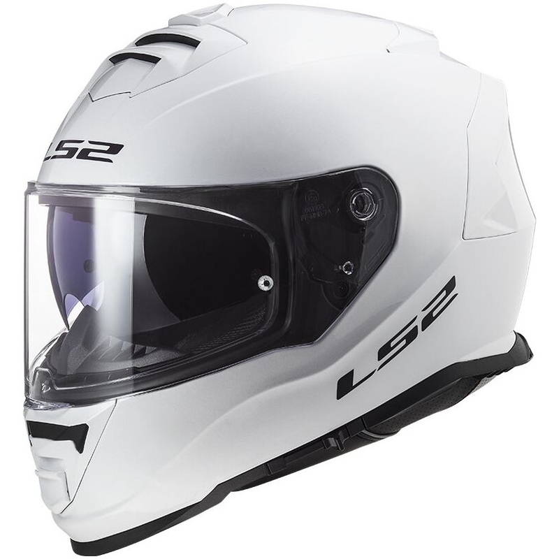 LS2 FF800 Storm II Solid White Integral Motociklininko šalmas