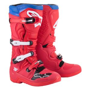 Alpinestars Tech 5 raudonai-mėlynai-baltai-juodi motociklininko batai