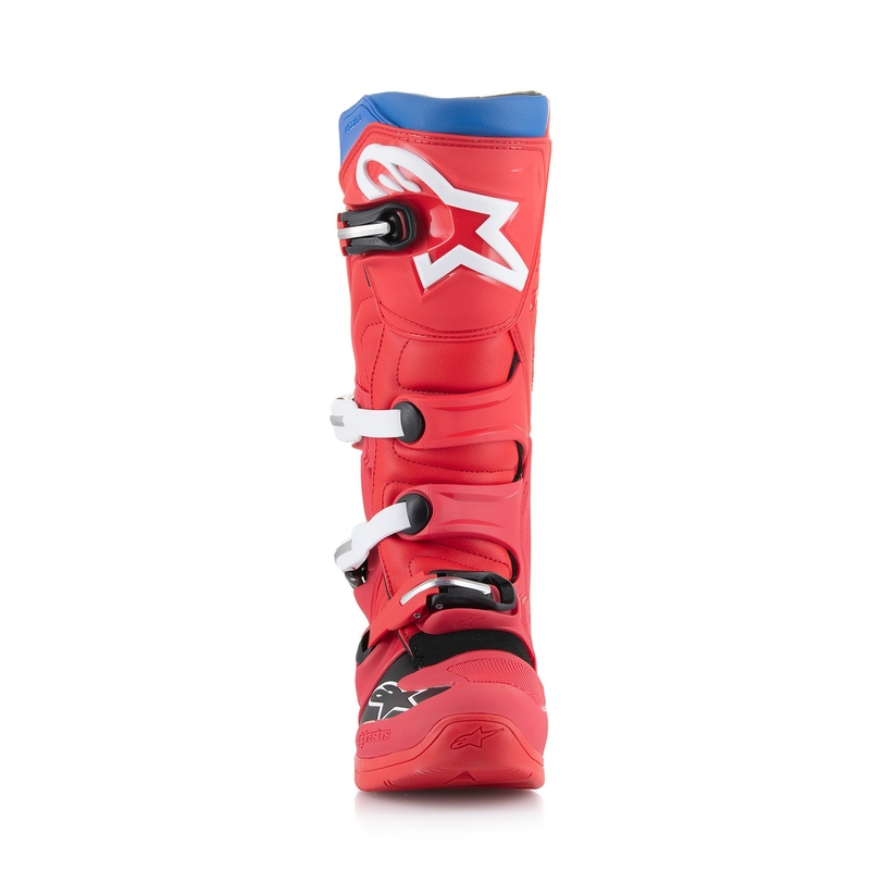 Alpinestars Tech 5 raudonai-mėlynai-baltai-juodi motociklininko batai