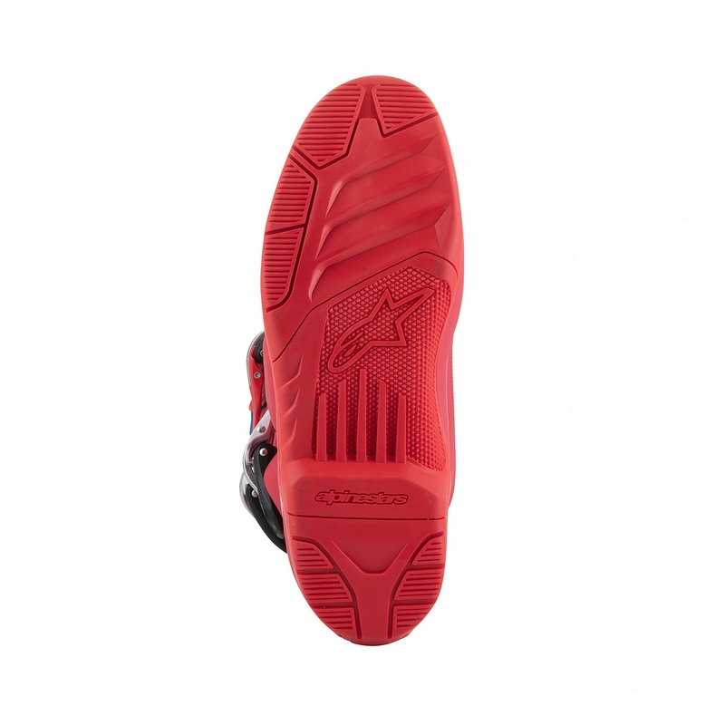 Alpinestars Tech 5 raudonai-mėlynai-baltai-juodi motociklininko batai