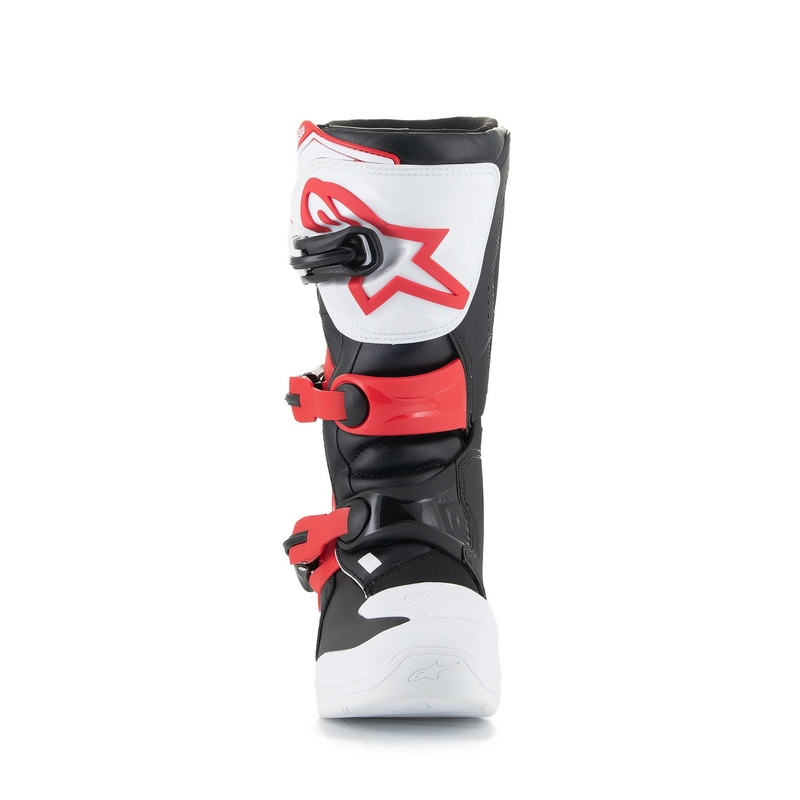 Alpinestars Tech 3S Youth White and Red motociklininko batai vaikams