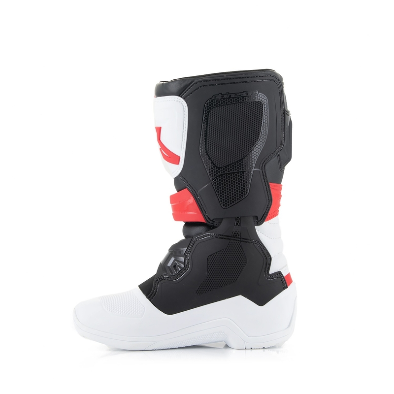 Alpinestars Tech 3S Youth White and Red motociklininko batai vaikams