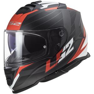LS2 FF800 Storm II Nerve juodai raudonas integralus motociklininko šalmas