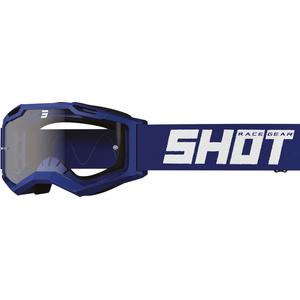 Vaikiški motokroso akiniai Shot Rocket Kid 2.0 blue (skaidrūs plexi)