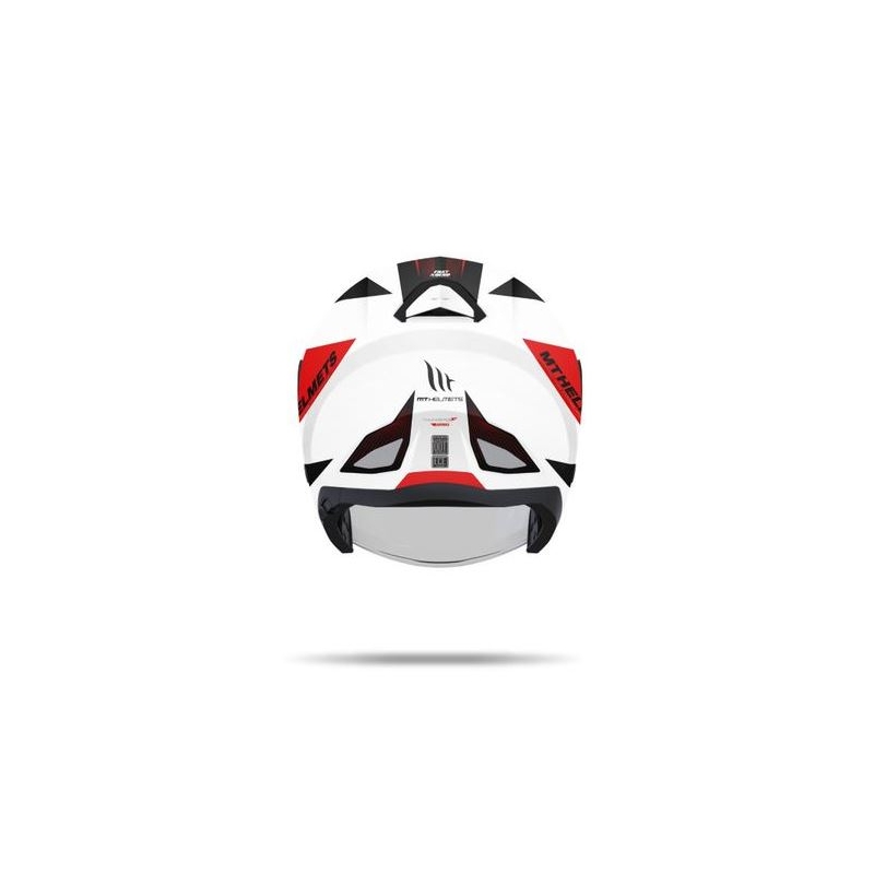 Přilba na motorku otevřená MT Thunder SV Jet Wing bílo-červená