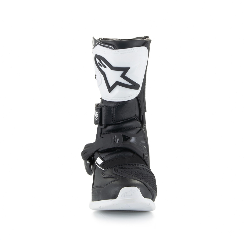"Alpinestars Tech 3S Kids" juodai balti motociklininko batai