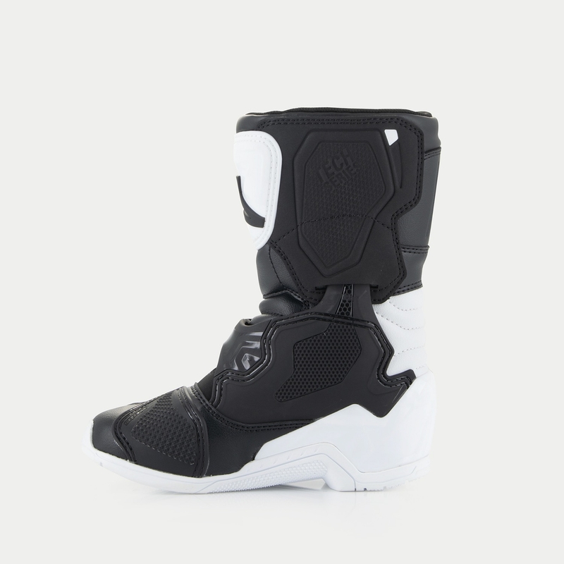 "Alpinestars Tech 3S Kids" juodai balti motociklininko batai
