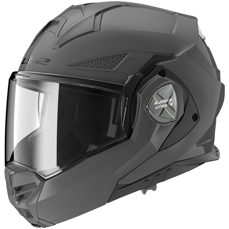 Apverčiamas motociklininko šalmas LS2 FF901 Advant X Solid Nardo pilkas