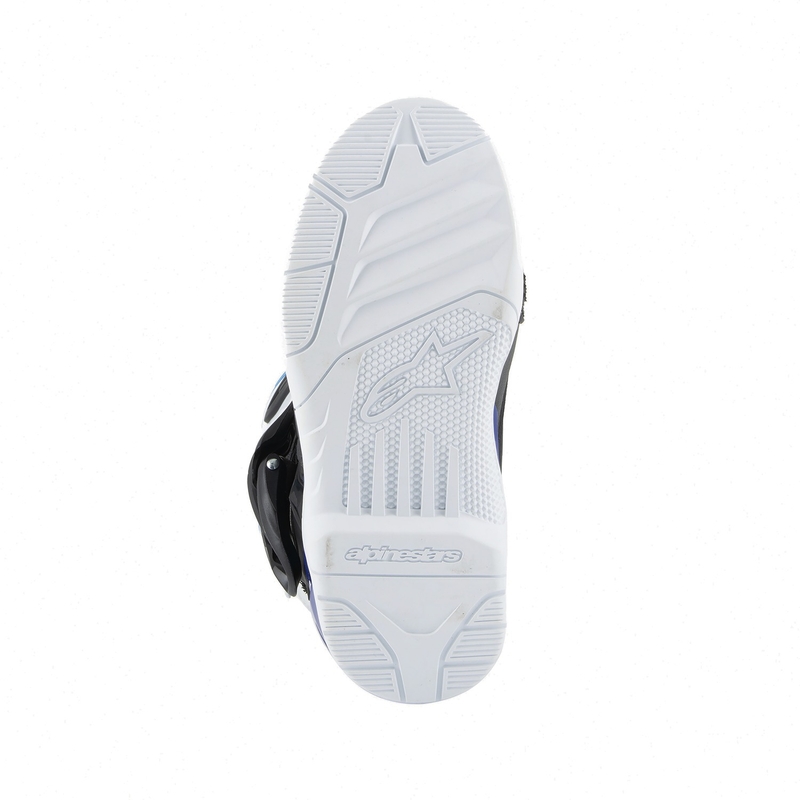 Alpinestars Tech 3S Kids baltai-juodai-mėlyni motociklininko batai