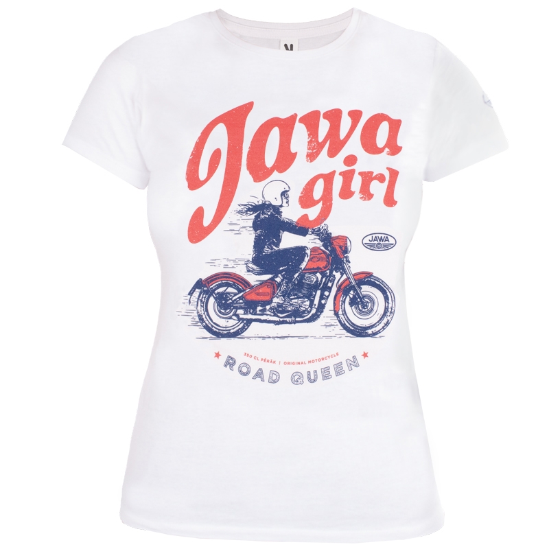 Moteriški marškinėliai JAWA Girl white