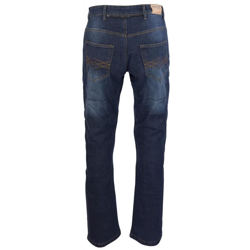 Motociklininko džinsai Roleff Aramid blue