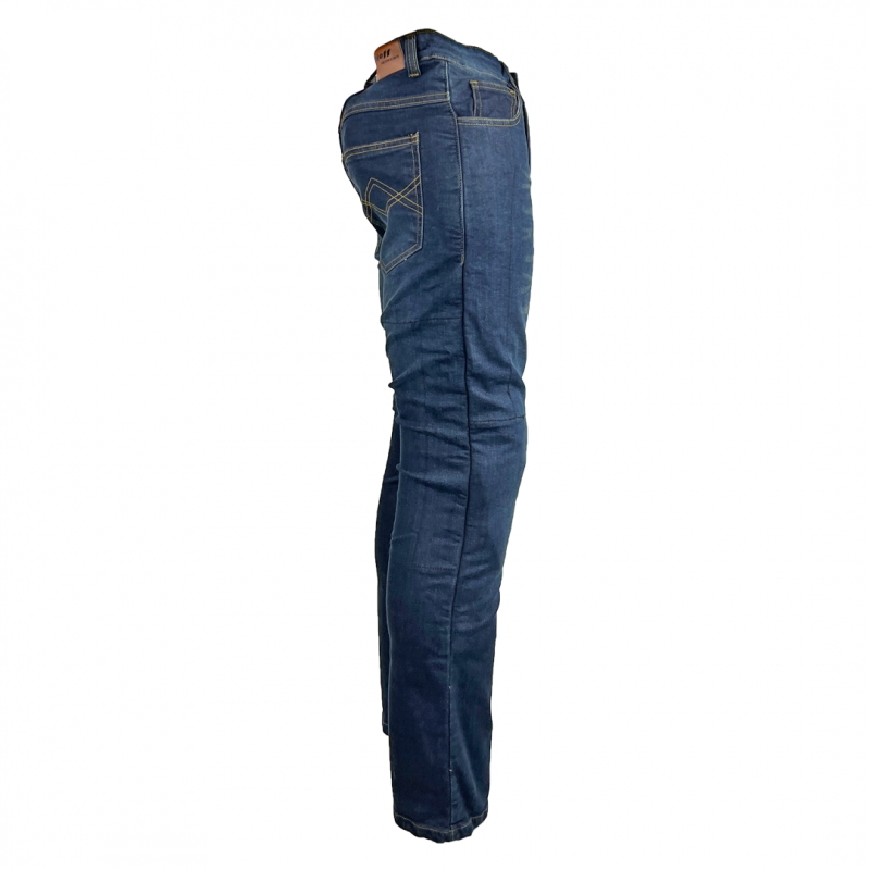 Moteriški motociklininko džinsai Roleff Aramid Blue
