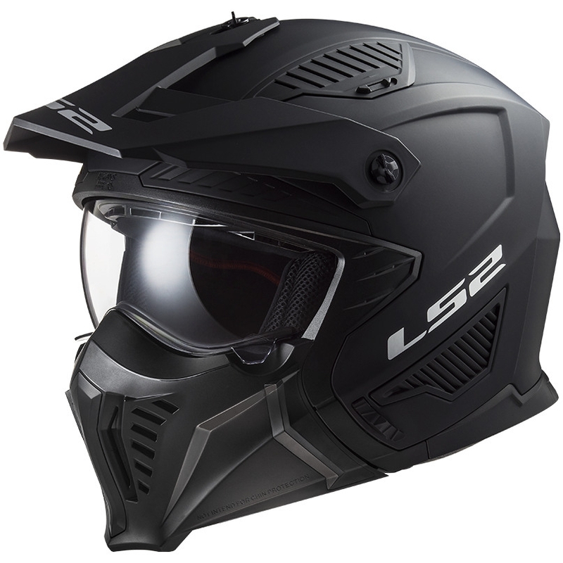 Motociklininko šalmas LS2 OF606 Drifter Solid black matt