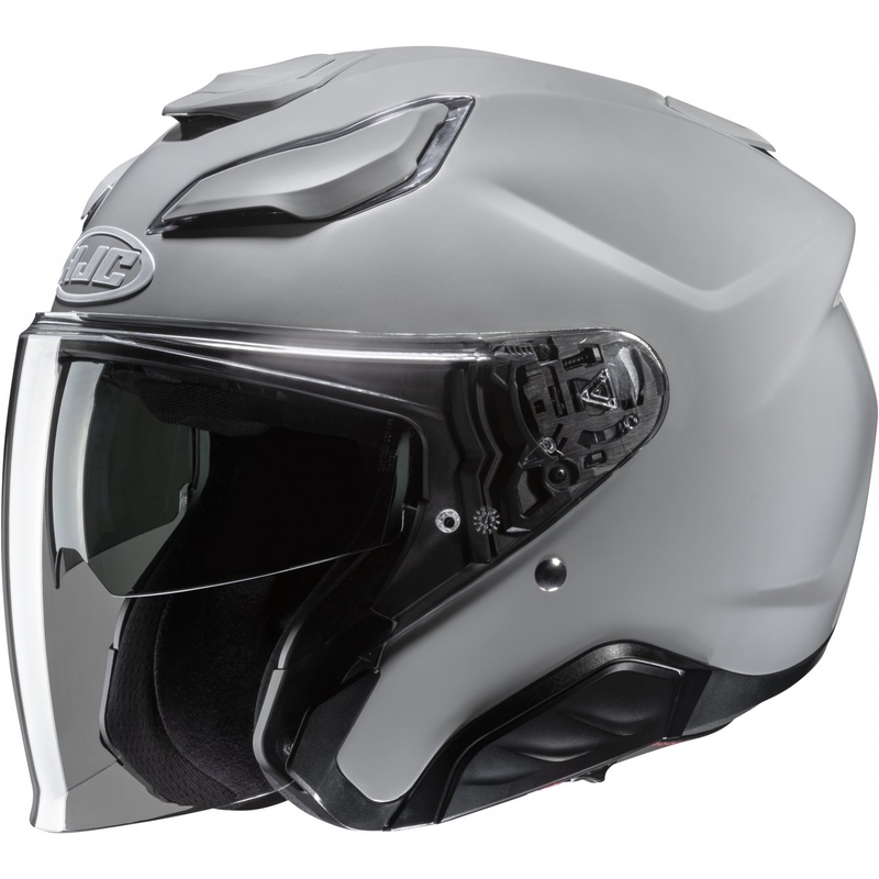 Atviras motociklininko šalmas HJC F31 Solid grey