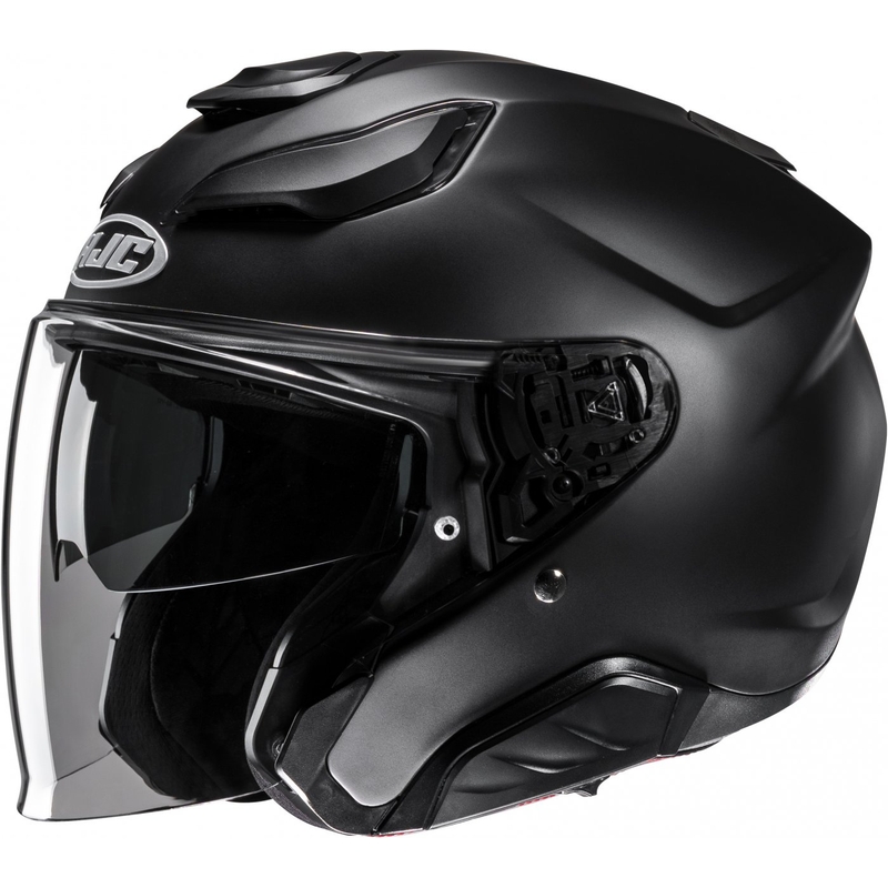 Atviras motociklininko šalmas HJC F31 Solid black
