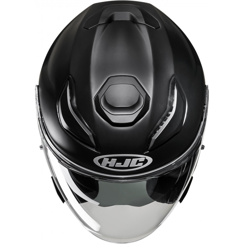 Atviras motociklininko šalmas HJC F31 Solid black