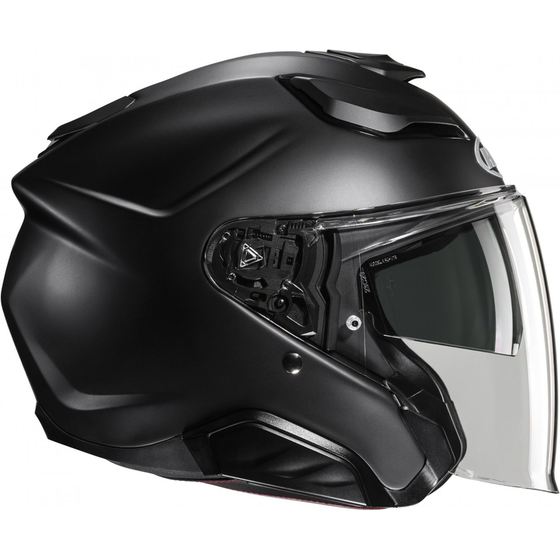 Atviras motociklininko šalmas HJC F31 Solid black