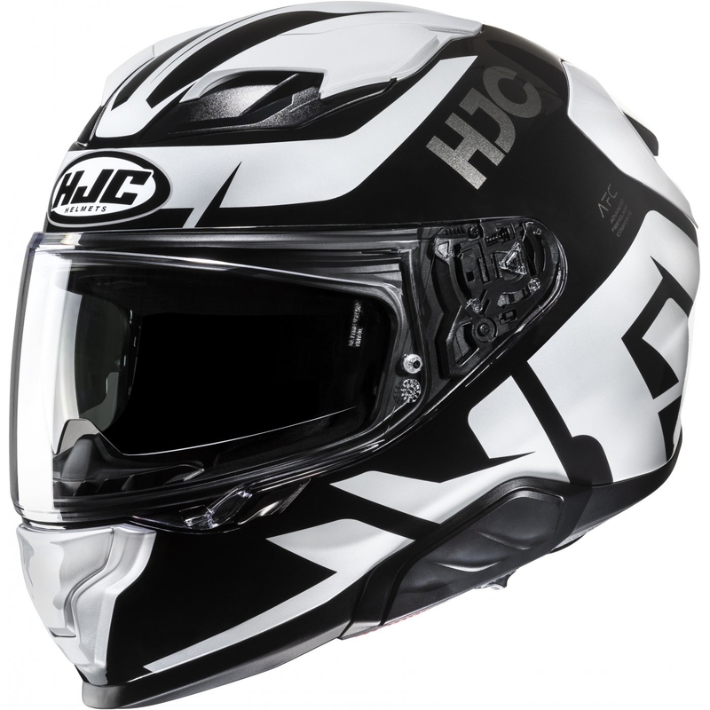 Integruotas motociklininko šalmas HJC F71 Bard MC5 juodai baltas