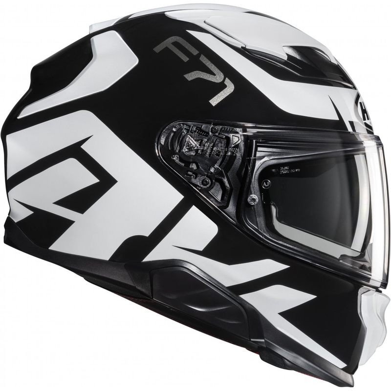 Integruotas motociklininko šalmas HJC F71 Bard MC5 juodai baltas