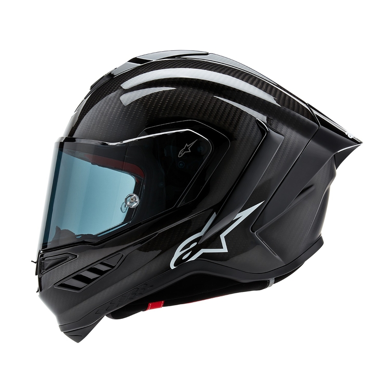 Alpinestars Supertech R-10 Solid Black Integral Motociklininko šalmas