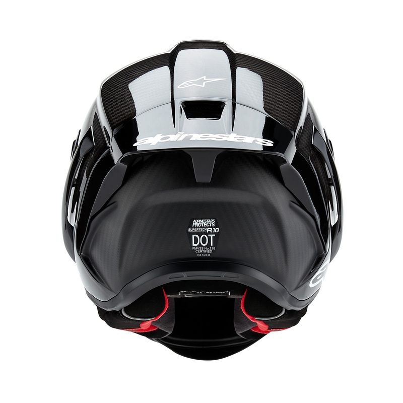 Alpinestars Supertech R-10 Solid Black Integral Motociklininko šalmas