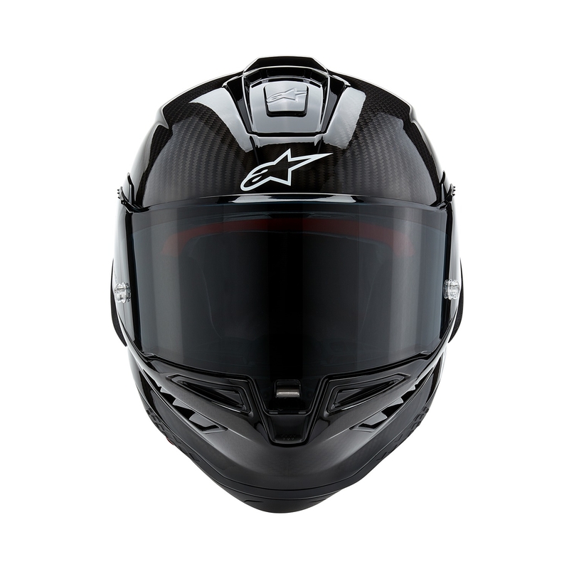 Alpinestars Supertech R-10 Solid Black Integral Motociklininko šalmas