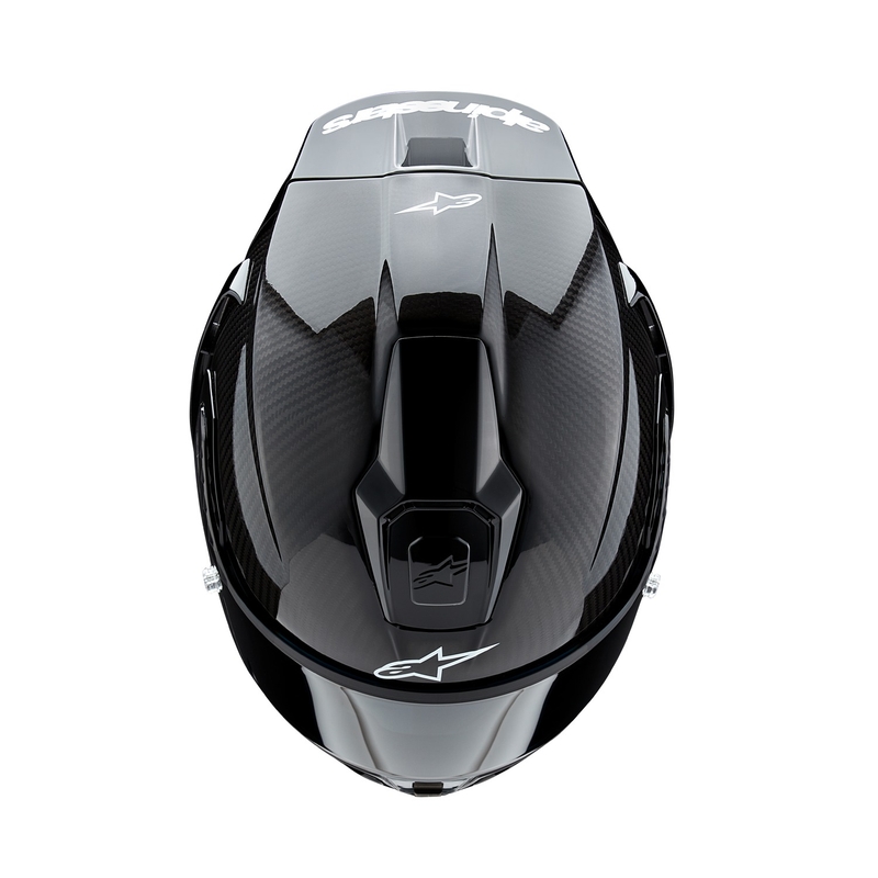 Alpinestars Supertech R-10 Solid Black Integral Motociklininko šalmas