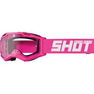 Vaikiški motokroso akiniai Shot Rocket Kid 2.0 pink (skaidrus pleištas)